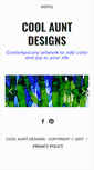Mobile Screenshot of coolauntdesigns.com